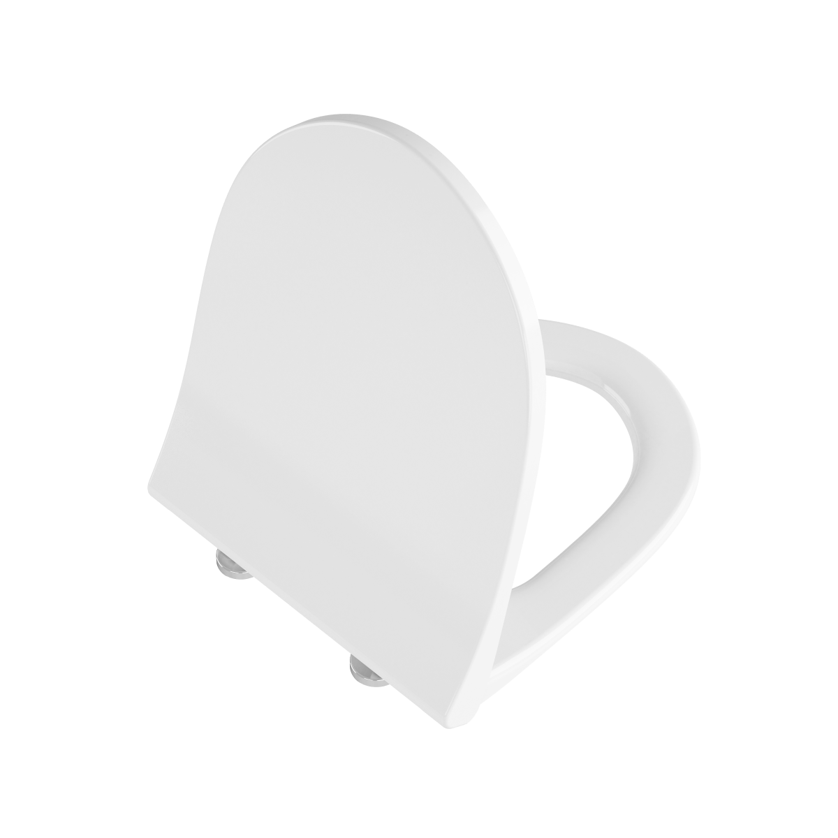 Сиденье для унитаза VitrA Sento (Сенто) 130-003-009, круглое белое дюропласт, с микролифтом