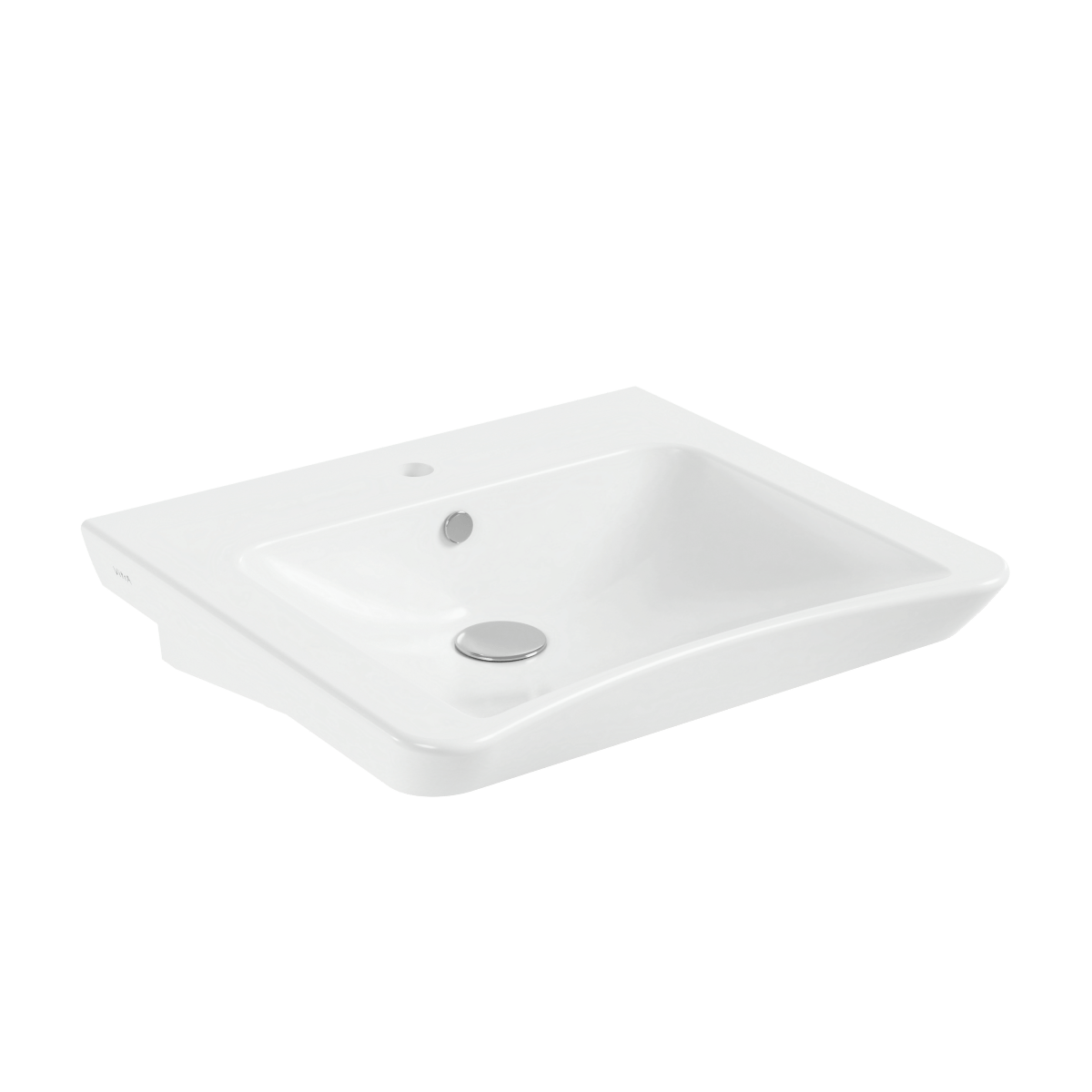 Раковина VitrA Conforma (Конформа) 5289B003-0001, 60 x 55 см, белая, антибактериальное покрытие Hygiene (Хайджн)