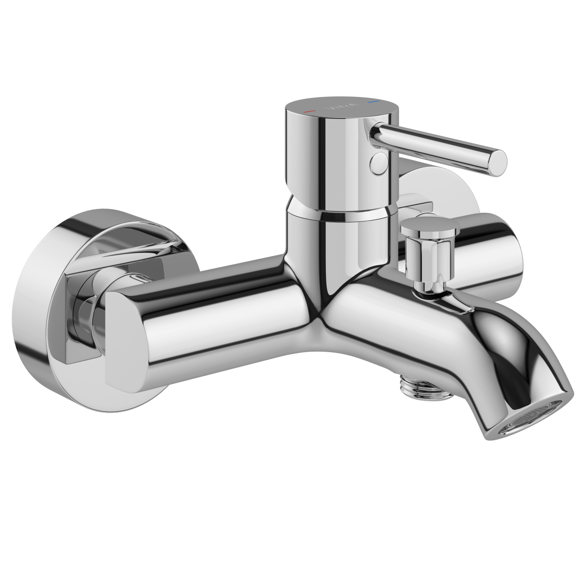Смеситель настенный VitrA Minimax S (Минимакс С) A41994EXP, для ванны, однорычажный, хром, латунь