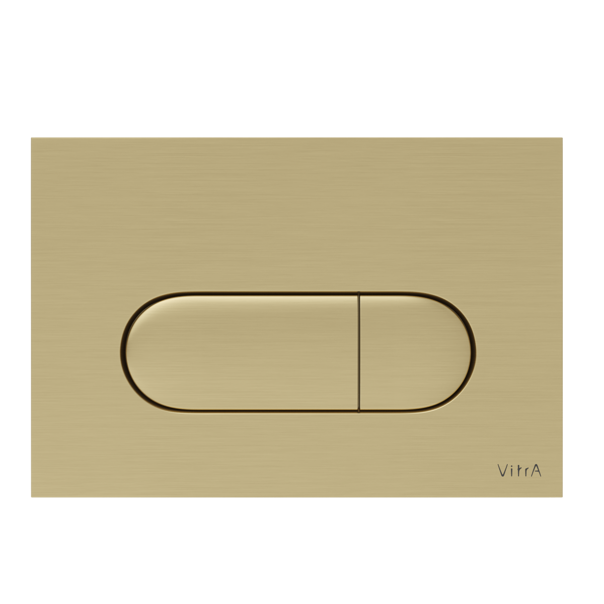 Кнопка смыва для инсталляции VitrA Root Round (Рут Раунд) 740-2225, брашированное золото двойный смыв