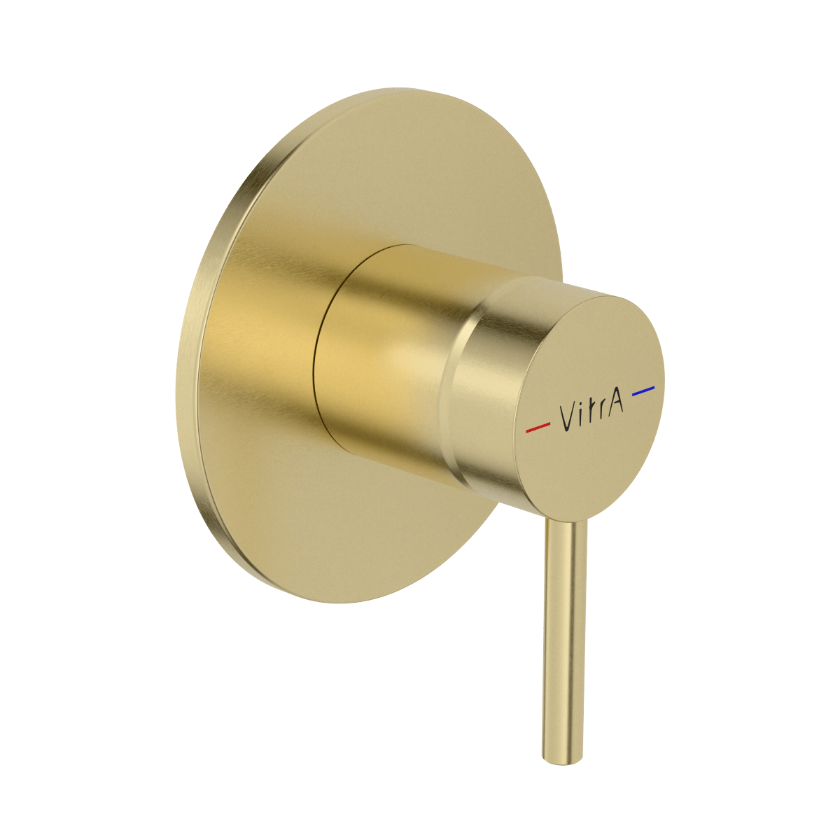 Встраиваемый смеситель для ванны VitrA Minimax Round (Минимакс Раунд) A4371025EXP, брашированное золото