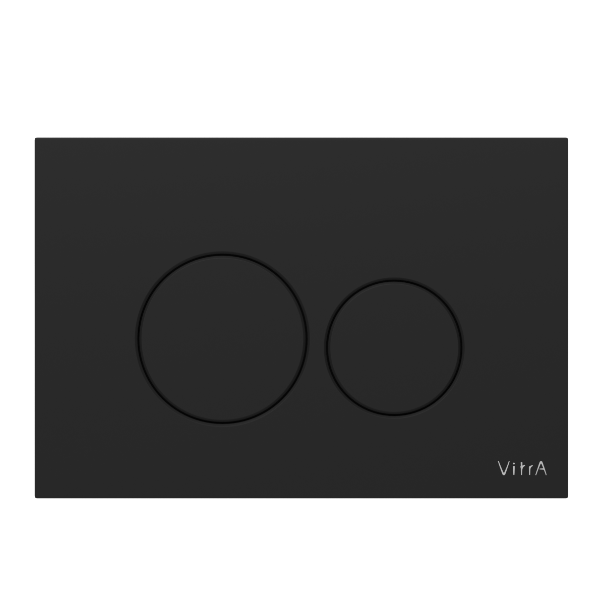 Кнопка смыва для инсталляции VitrA Origin (Ориджин) 740-2411, матовая черная двойный смыв