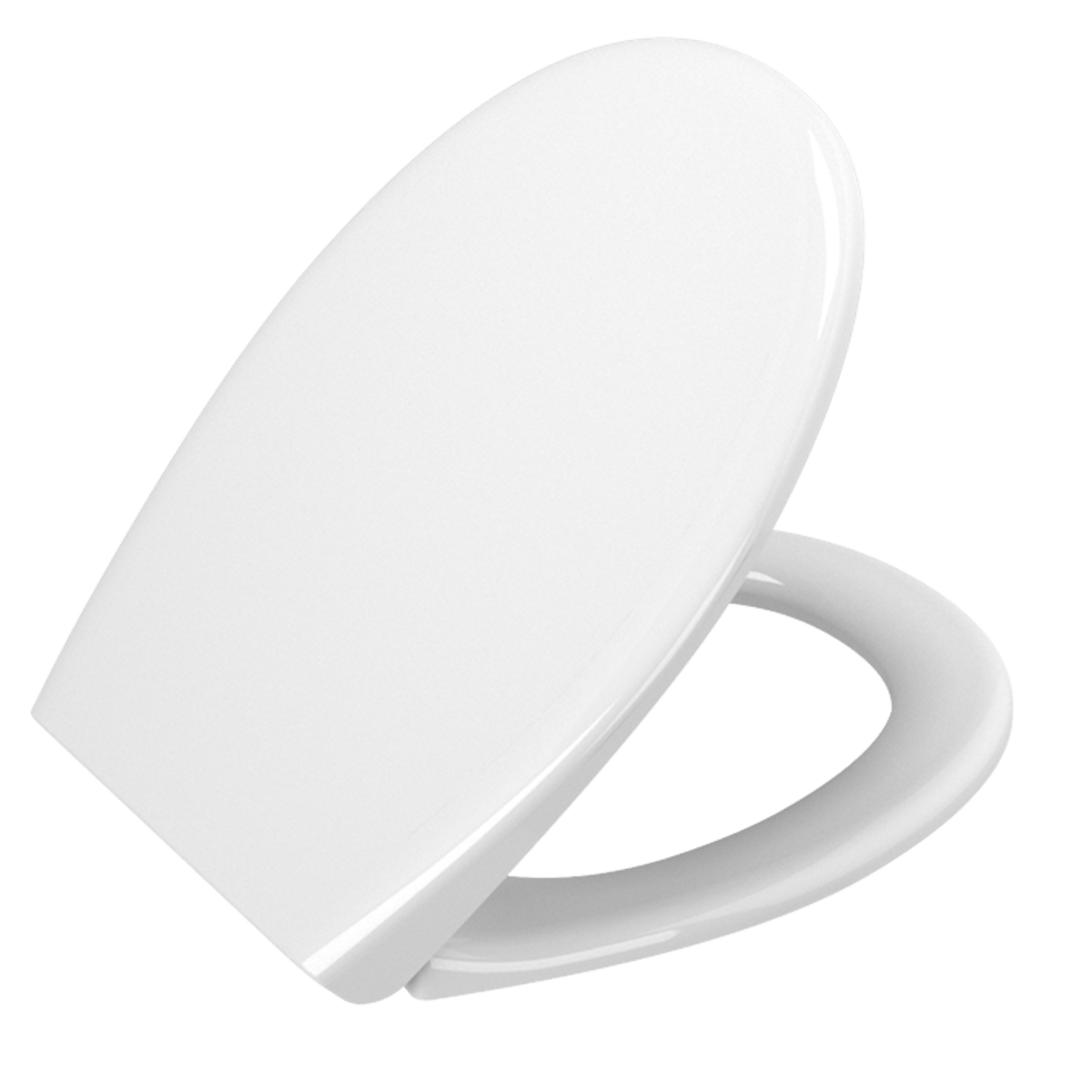 Сиденье для унитаза VitrA Universal (Универсал) 84-003-019, овальное белое дюропласт, с микролифтом