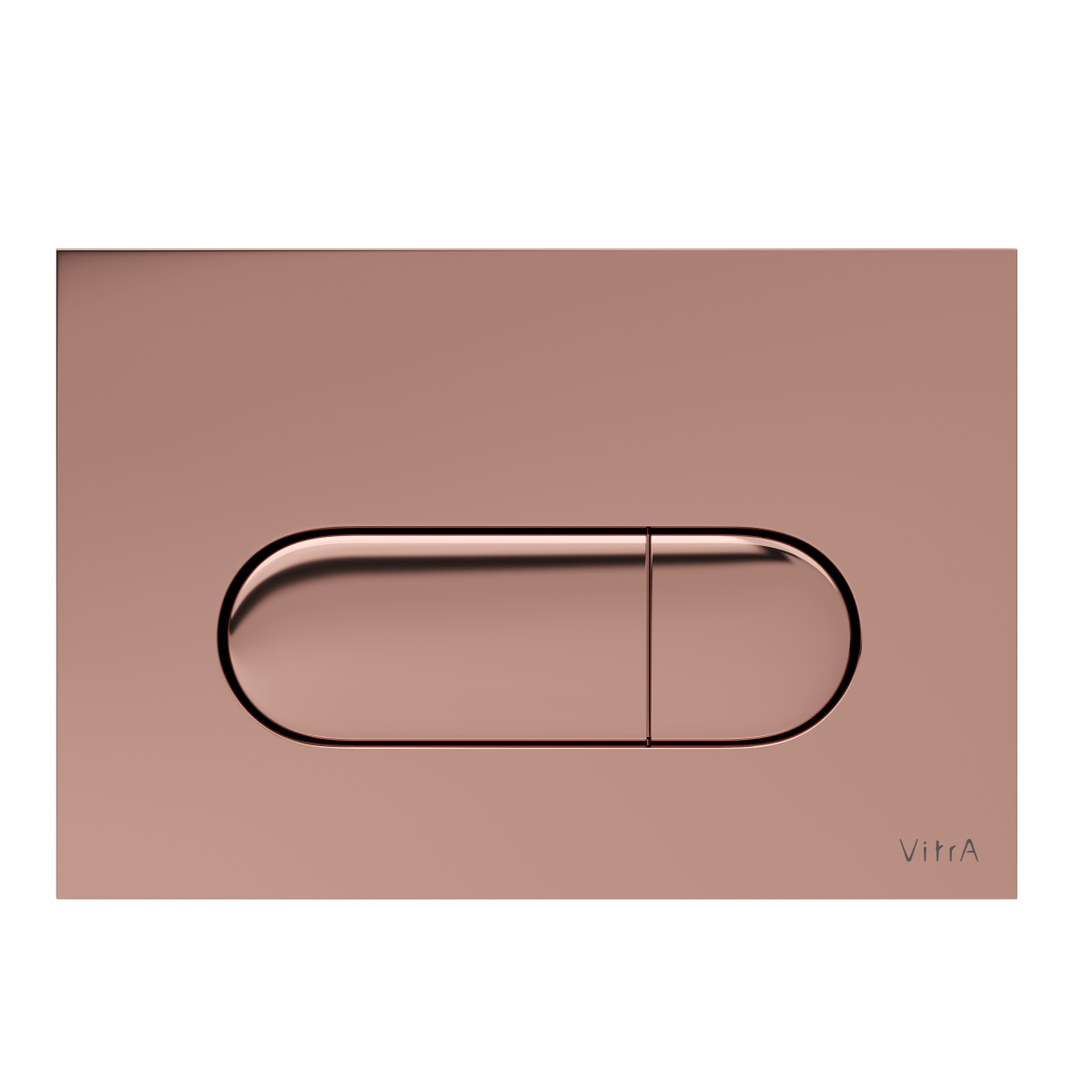 Кнопка смыва для инсталляции VitrA Root Round (Рут Раунд) 740-2240, мягкая медь глянец двойный смыв