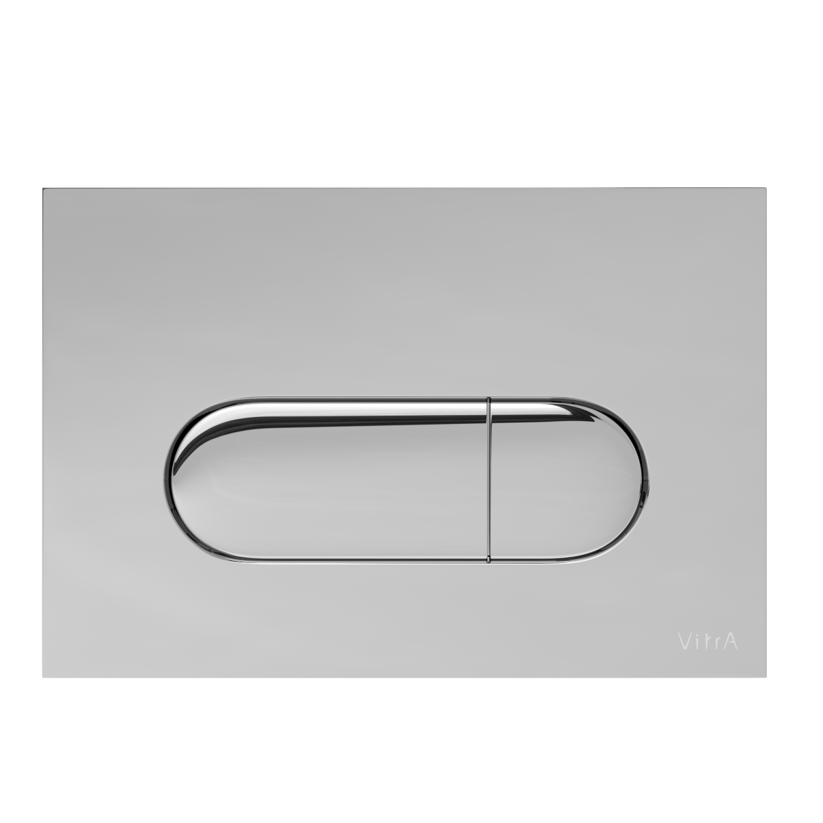 Кнопка смыва для инсталляции VitrA Root Round (Рут Раунд) 740-2280, глянцевая, хром двойный смыв