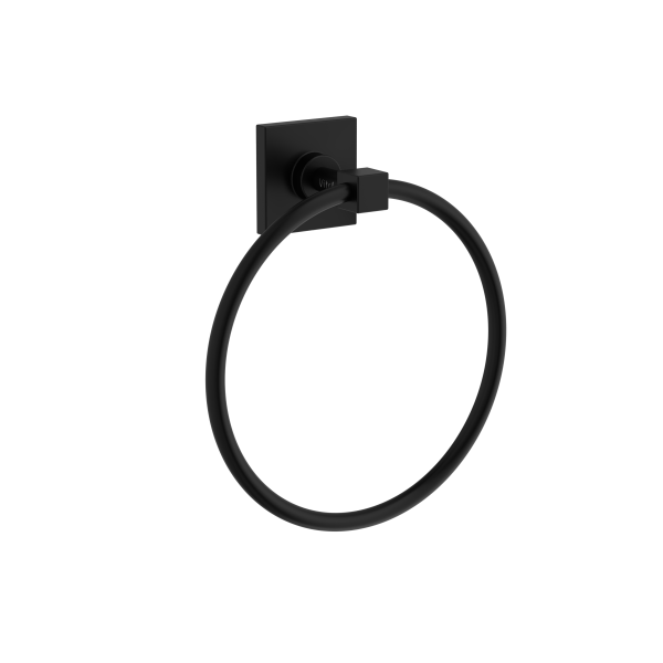 Root Round Держатель для полотенец, черный матовый
