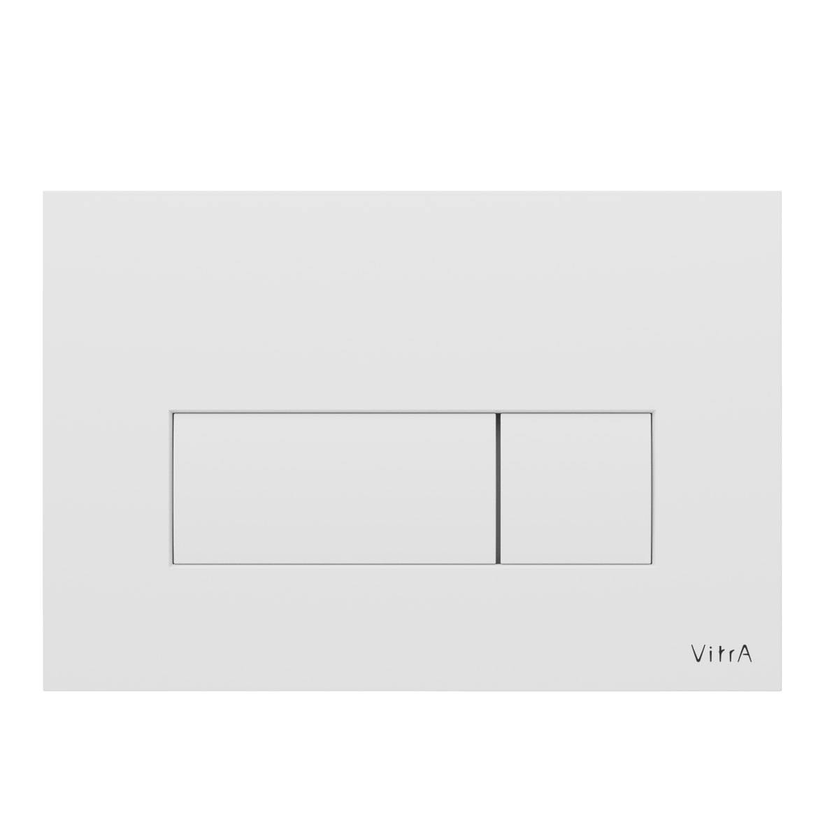Кнопка смыва для инсталляции VitrA Root Square (Рут Скуэр) 740-2300, глянцевая, белая двойный смыв