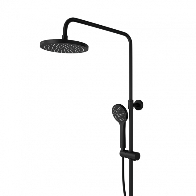 Душевая система VitrA Joy (Джой) A4729836EXP, с термостатическим смесителем и ручным душем, матовая черная фото 5