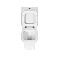 Унитаз-компакт напольный VitrA Polar (Полар) 9843B003-7201, с сиденьем микролифт, белый, санитарный фарфор, антибактериальное покрытие Hygiene (Хайджн) фото 12
