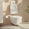 Сиденье для унитаза VitrA Shift (Шифт) 191-003-009, квадратное с закруглениями белое дюропласт, с микролифтом фото 38