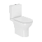 Унитаз-компакт напольный VitrA M50 9889B003-7200, безободковый, смыв торнадо VortexFlush (ВортексФлаш), с сиденьем микролифт, белый, санитарный фарфор фото 9