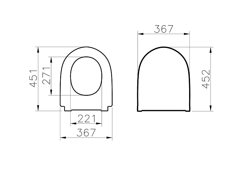 Сидение VitrA Nest с м/лифтом фото 3