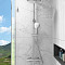 Душевая система VitrA Aquaheat (Аквахит) A47205EXP, с термостатическим смесителем и ручным душем, хром, латунь фото 14