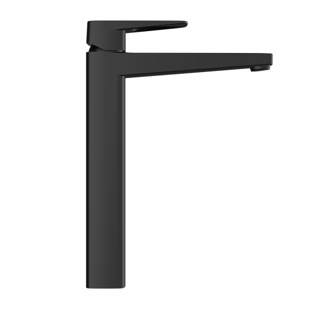 Смеситель для раковины VitrA Root Square (Рут Скуэр) A4273336EXP, однорычажный, матовый черный, латунь фото 4