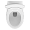 Подвесной унитаз VitrA Normus (Нормус) 6855B003-0101, ободковый Open-Rim, белый, санитарный фарфор, антибактериальное покрытие Hygiene (Хайджн) фото 10