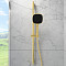 Душевая стойка VitrA Core Square (Кор Скуэр) A4591725EXP, с ручным душем, без смесителя, брашированное золото фото 10