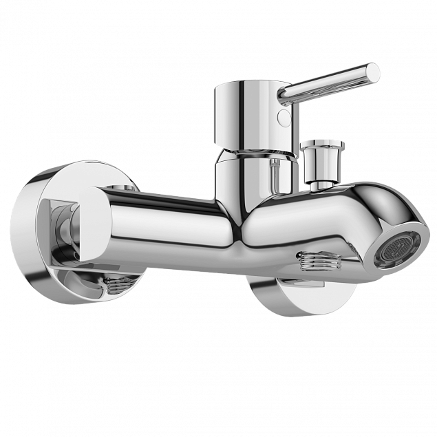 Смеситель настенный VitrA Minimax S (Минимакс С) A41994EXP, для ванны, однорычажный, хром, латунь фото 3
