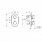 Комплект смесителей VitrA AquaHeat (Аквахит) 458593, хром фото 22