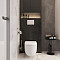 Подвесной унитаз VitrA Liquid (Ликвид) 7321B403-0075 без сиденья, безободковый, Rim-ex (Рим-экс), белый, санитарный фарфор, антибактериальное покрытие Hygiene + Clean (Хайджн + Клин) фото 12