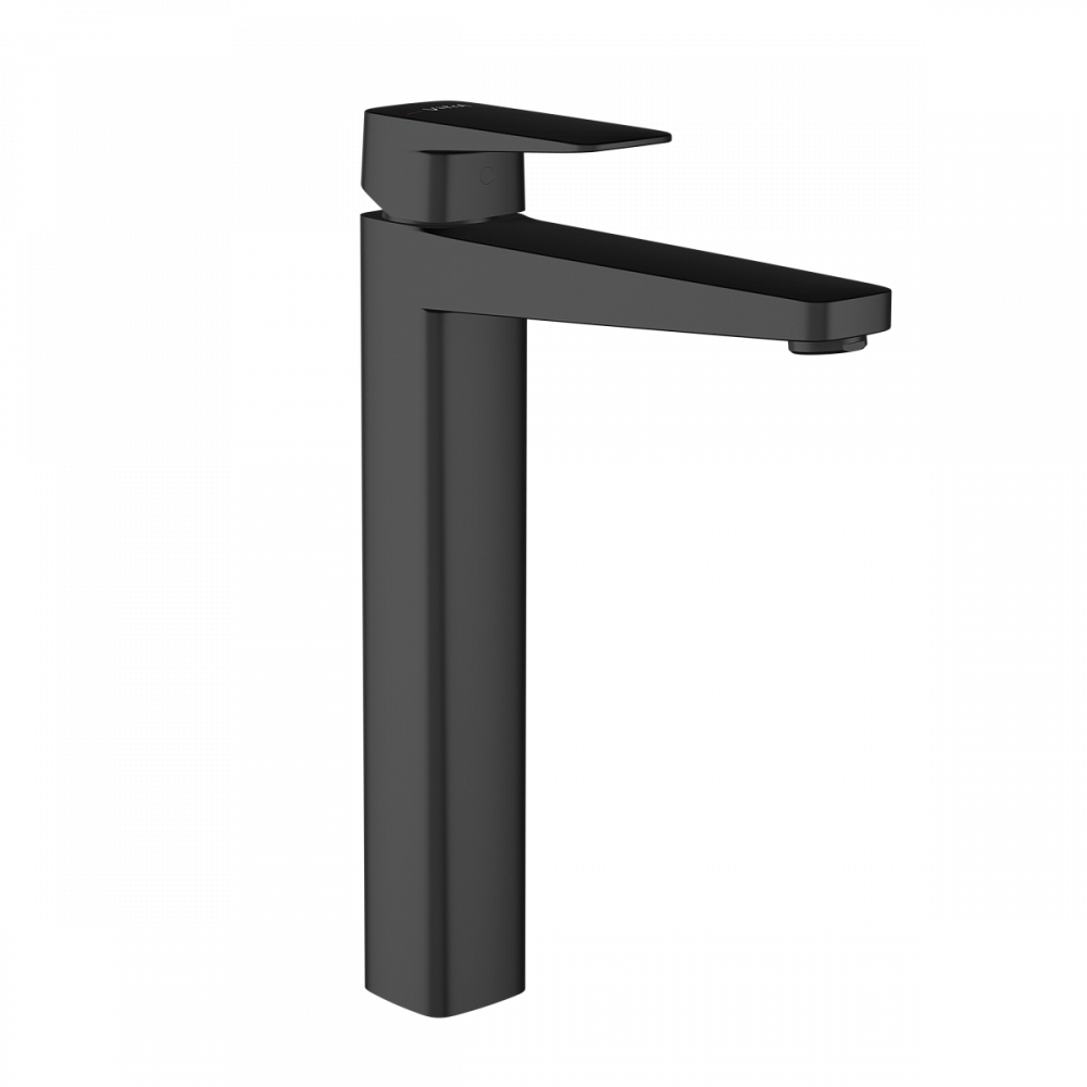 Смеситель для раковины VitrA Root Square (Рут Скуэр) A4273336EXP, однорычажный, матовый черный, латунь