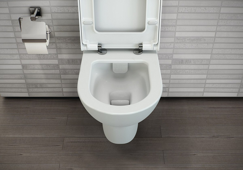 Сиденье для унитаза VitrA Zentrum (Зентрум) 94-003-001, круглое белое дюропласт без микролифта фото 7