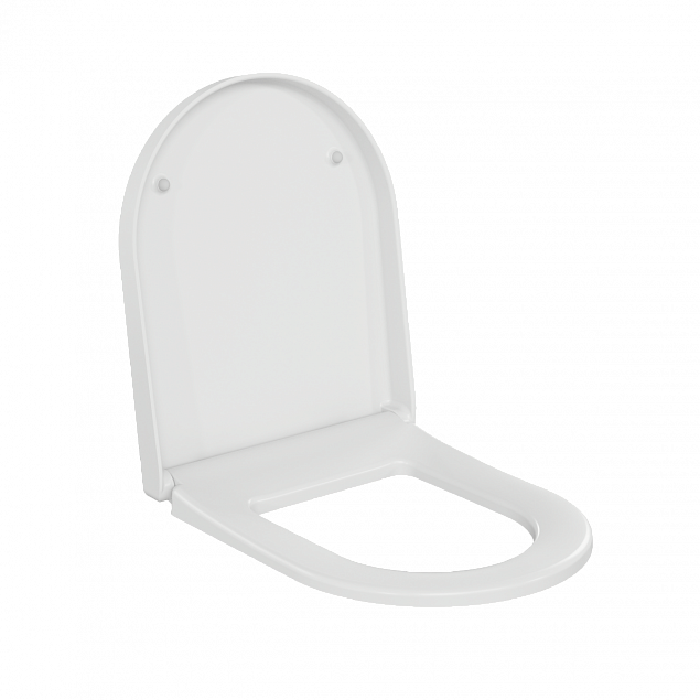 Сиденье для унитаза VitrA S50 72-003-309, круглое белое дюропласт, с микролифтом фото 3