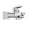 Смеситель настенный VitrA Root Square (Рут Скуэр) A42737EXP, для ванны, однорычажный, хром, латунь фото 10