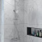 Душевая система VitrA Joy (Джой) A47298EXP, с термостатическим смесителем и ручным душем, хром фото 15