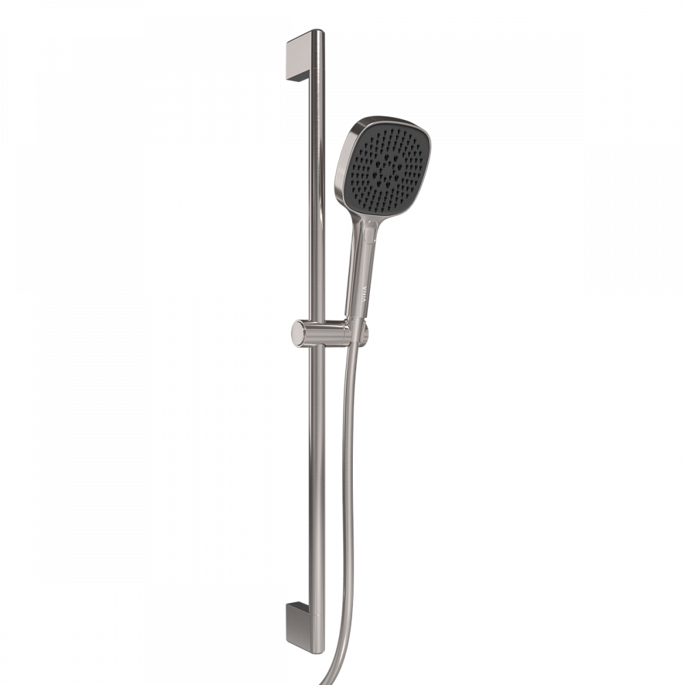 Душевая стойка VitrA Core Square (Кор Скуэр) A4591734EXP, с ручным душем, без смесителя, брашированный никель