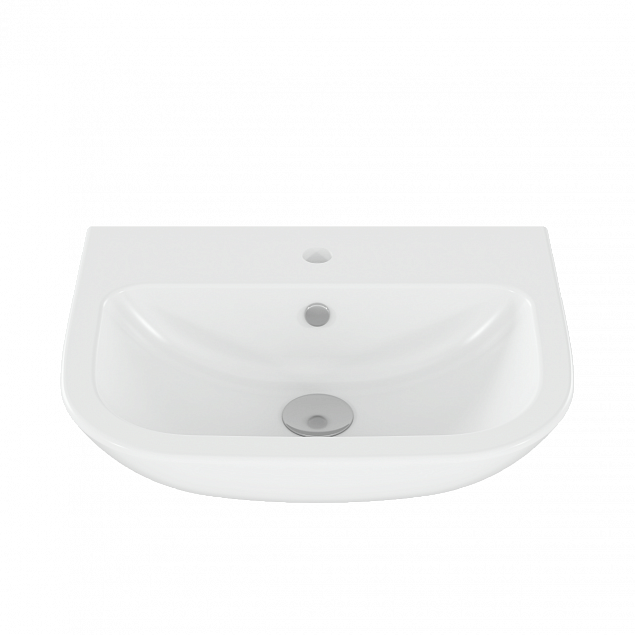Раковина накладная VitrA S20 5502B003-0001, 55 x 44 см, белая, антибактериальное покрытие Hygiene (Хайджн) фото 2