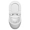 Подвесной унитаз Mia Round SmoothFlush, безободковый фото 19