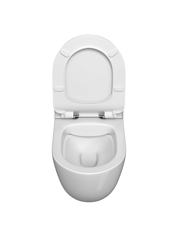 Подвесной унитаз Mia Round SmoothFlush, безободковый фото 7