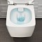 Metropole Rim-Ex Подвесной безободковый унитаз 56 см с функциями VitrAflush и VitrAfresh безободковый, с емкостью для чистящей жидкости фото 10