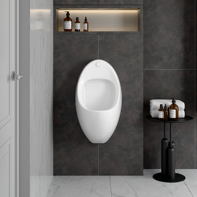 Писсуар VitrA Arkitekt Urinal (Аркитект Уринал) настенный, белый с сенсором, антибактериальное покрытие Hygiene (Хайджн) фото 4