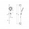 Комплект смесителей VitrA Flow Soft (Флоу Софт) 459491, матовый черный фото 34