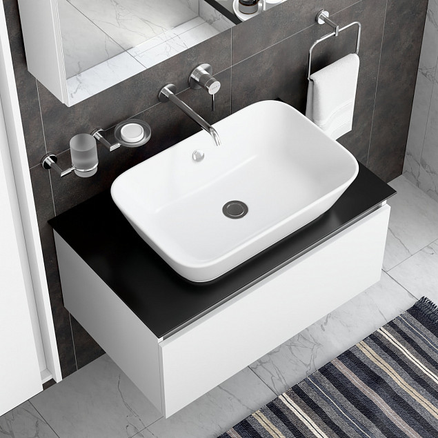 Встраиваемый смеситель для раковины VitrA Minimax Round (Минимакс Раунд) A43549EXP, однорычажный, хром, латунь фото 5