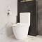 Унитаз-компакт напольный VitrA Sento (Сенто) 9830B003-7204, с сиденьем микролифт, белый, санитарный фарфор, антибактериальное покрытие Hygiene (Хайджн) фото 14