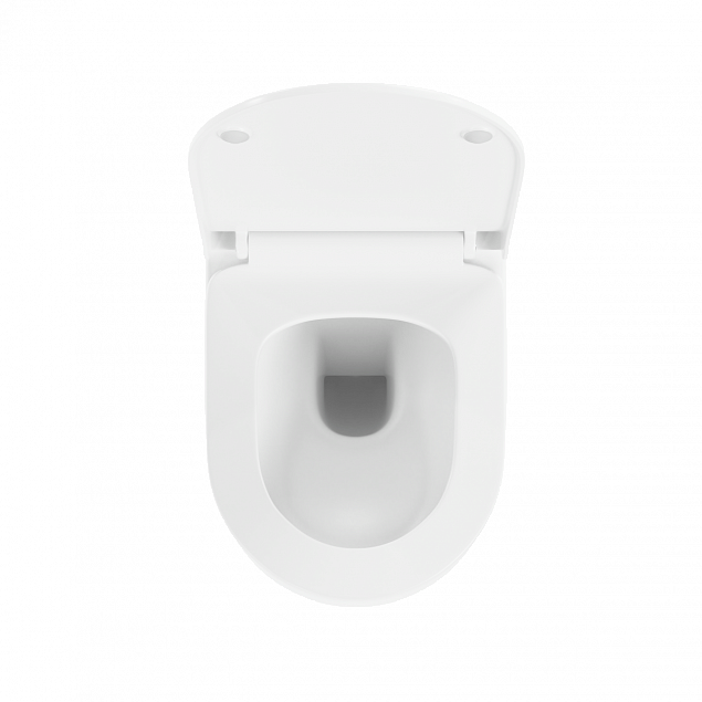 Подвесной унитаз VitrA S50 7740B003-0075, безободковый, Rim-ex (Рим-экс), белый, санитарный фарфор, антибактериальное покрытие Hygiene (Хайджн) фото 3