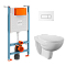 VitrA Normus L-box комплект с крышкой термопласт, панель смыва белая фото 11