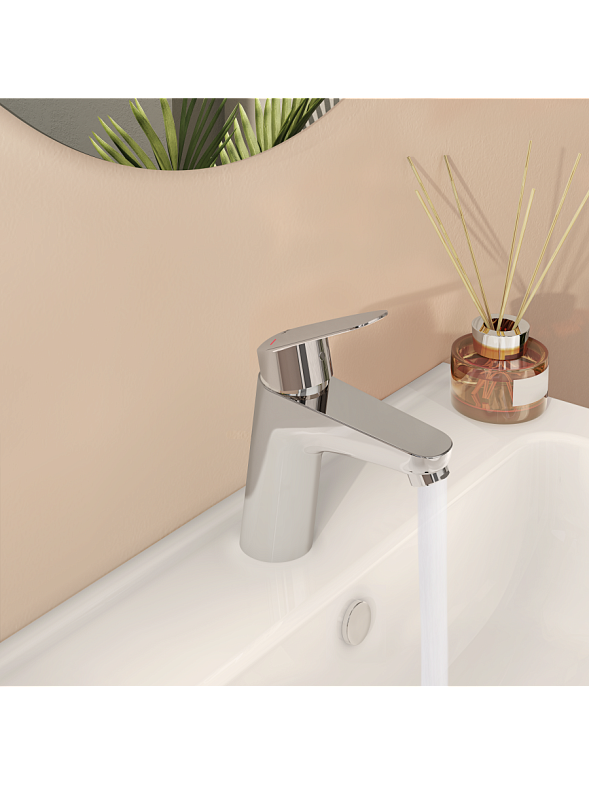 Смеситель для раковины VitrA Flow Round однорычажный хром латунь фото 8