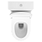 Унитаз-компакт напольный VitrA Sento (Сенто) 9830B003-7203, с сиденьем микролифт, белый, санитарный фарфор, антибактериальное покрытие Hygiene (Хайджн) фото 11