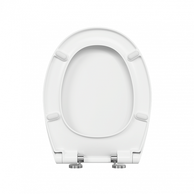 Сиденье для унитаза VitrA Universal (Универсал) 84-003-019, овальное белое дюропласт, с микролифтом фото 2