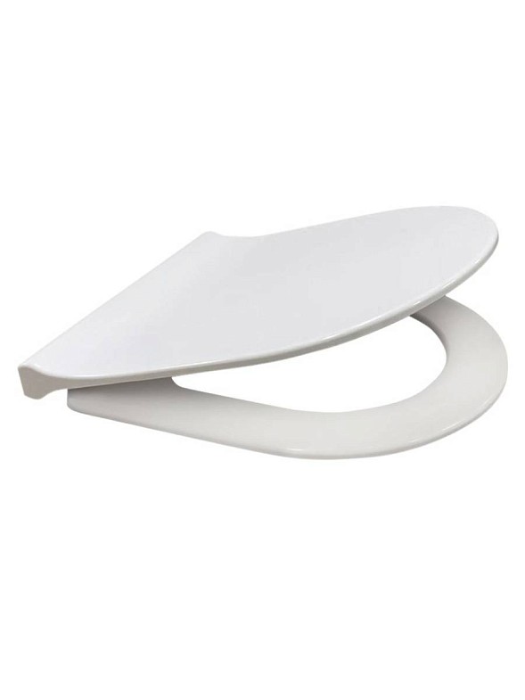 Безободковый унитаз VitrA Integra Round L-box с толстой 
дюропластовой крышкой 
микролифт, кнопка Матовый хром фото 5