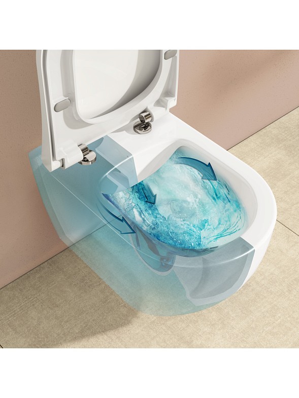Подвесной унитаз Mia Round SmoothFlush, безободковый фото 8