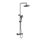 Душевая система VitrA Aquaheat(Аквахит) A4720536EXP, с термостатическим смесителем и ручным душем, матовая черная, латунь фото 9