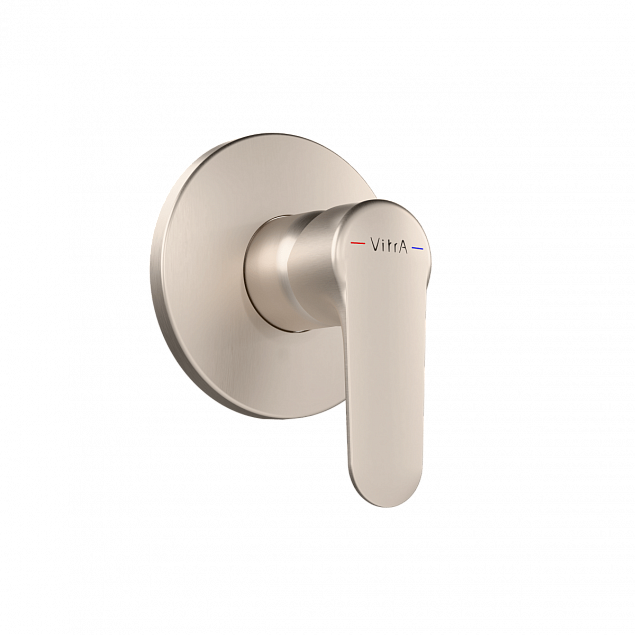 Встраиваемый смеситель для ванны VitrA Root Round (Рут Раунд) A4272834EXP, брашированный никель фото 3