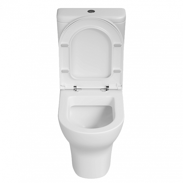 Унитаз-компакт напольный VitrA Zentrum (Зентрум) 9012B003-7202, с сиденьем без микролифта, белый, санитарный фарфор, антибактериальное покрытие Hygiene (Хайджн) фото 4