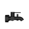 Настенный смеситель для ванны VitrA Minimax Round (Минимакс Раунд) A4354836EXP, однорычажный, матовый черный, латунь фото 11