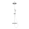Душевая система VitrA Joy (Джой) A47298EXP, с термостатическим смесителем и ручным душем, хром фото 10