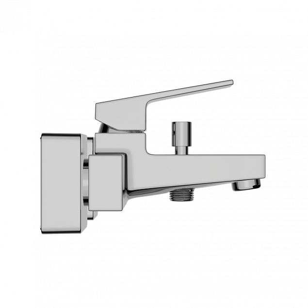 Настенный смеситель для ванны VitrA Minimax Square (Минимакс Скуэр) A43520EXP, однорычажный, хром, латунь фото 4